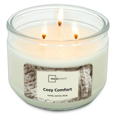 Cozy Comfort Scented 3 Wick Candle, 11.5 Oz.-image