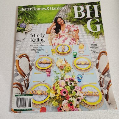 Better Homes & Gardens June 2023 Mindy Kaling The Great Outdoors Magazine New-image