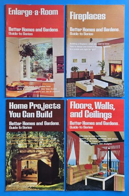 Better Homes Gardens Guide To Floors Walls Ceilings Fireplaces 1976 Retro MCM-image
