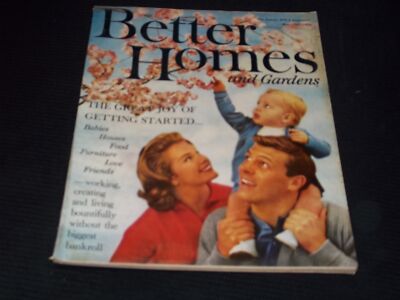 1961 MAY BETTER HOMES & GARDENS MAGAZINE NICE COVER & ADS - H 1339-image