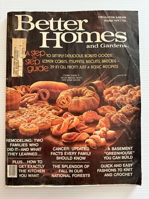 Vintage Better Homes and Gardens Magazine, October 1976-image
