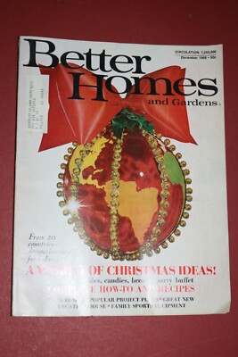 BETTER HOMES & GARDEN magazine Dec 1968 Christmas holiday cookies beautiful ads-image