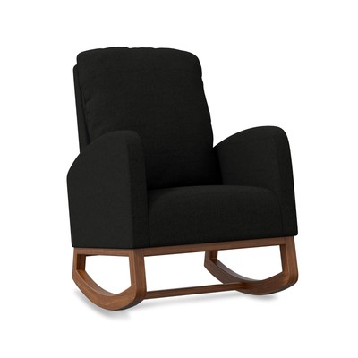 Cozy Modern Rocking Recliner Chair for Nursery Upholstered Comfort-image