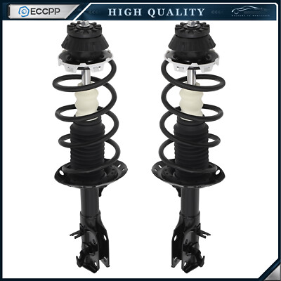For Honda FIT 2009-2013 Front Complete Shocks Struts Coil Springs & Mounts × 2-image