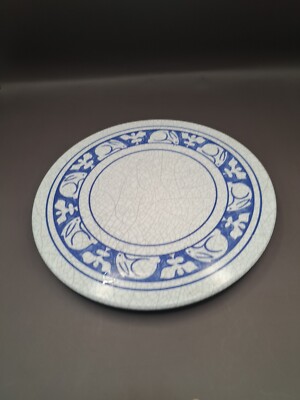 Design Imports Ltd Italy DEDHAM POTTERY Rabbit Melmac Melamine 8” Trivet EUC-image