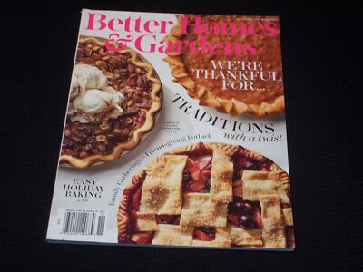 2017 NOVEMBER BETTER HOMES & GARDENS MAGAZINE - THANKFUL TRADITIONS - L 16189-image