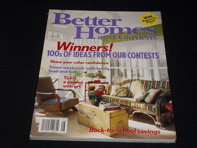 2005 AUGUST BETTER HOMES & GARDENS MAGAZINE - WINNERS COVER - E 4671-image