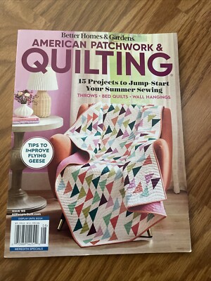 Better Homes & Gardens American Patchwork & Quilting August 2024 Magazine-image