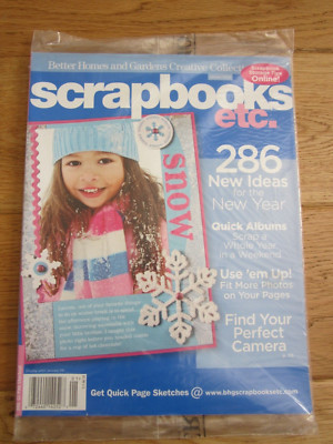 NOS Better Homes and Gardens Scrapbooks Etc Magazine January 2008-image
