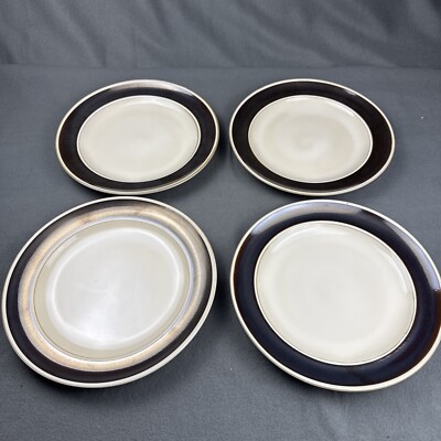 Pier 1 Imports Rion Dinner Plates 11 Inch Brown Bronze New-image