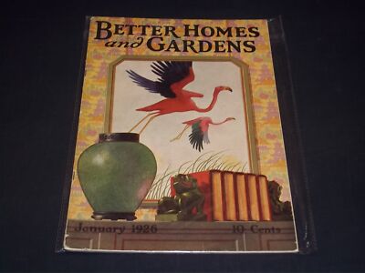 1926 JANUARY BETTER HOMES & GARDENS MAGAZINE - FULL PAGE COLOR ADS - L 2888-image