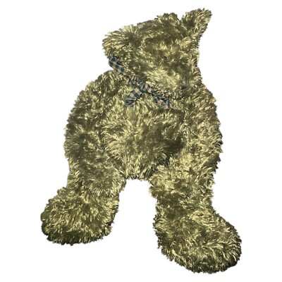 PIER 1 Imports Olive Green Large Teddy Bear Plush Stuffed Animal 23” Inches-image