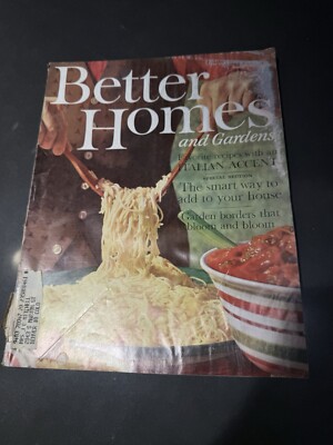 1961 MARCH BETTER HOMES AND GARDENS MAGAZINE - ITALIAN RECIPES COVER-image