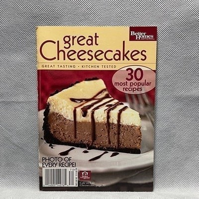 Rare Recipes Book Better Homes Great Cheesecakes Cookbook Popular Cheesecakes-image