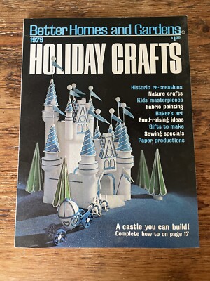 BETTER HOMES AND GARDENS Holiday Crafts Magazine Vintage Issue From July 1975-image