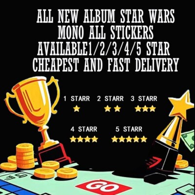 All Types Of New Star War Album 1/2/3/4/5 Stars ⚡️Fast delivery ⚡️-image