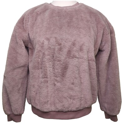 Philosophy Republic Women's Faux Fur Pullover Top Tan Size Small Lined~Soft~Cozy-image