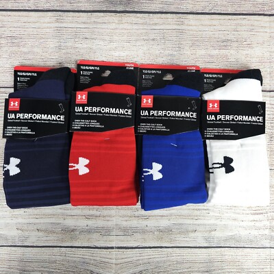 Under Armour UA Performance Soccer Socks OTC Over The Calf Youth Size Large-image