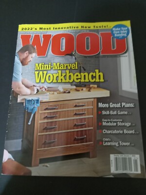 Better Homes & Gardens Wood Magazine Dec/Jan  2021/2022 Mini Marvel Workbench-image