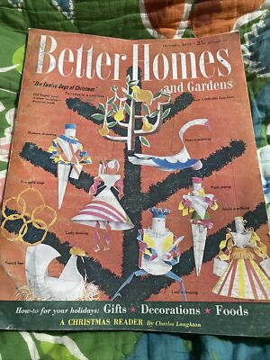 VTG Better Homes & Gardens Magazine December 1955 The Twelve Days of Christmas-image