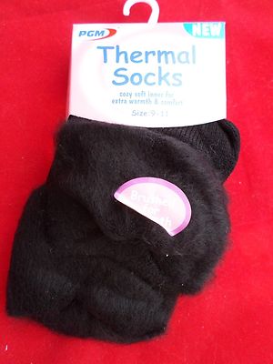 1 Pair PGM Brushed Bed Sleep Women ThermalSocks Soft Cozy Warm 9-11-image