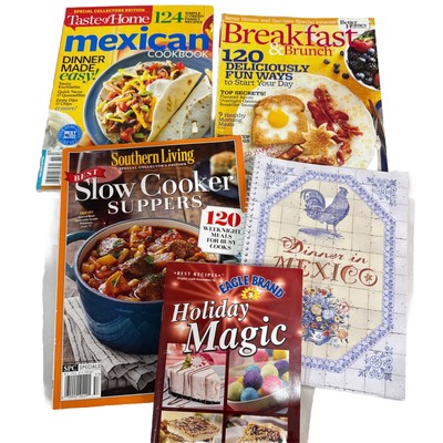 Lot of 5 Food Cooking Magazine Booklets Including Southern Living Better Homes-image