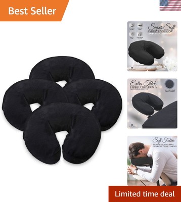 Extra Thick Black Flannel Massage Covers - Perfect for Commercial Use-image