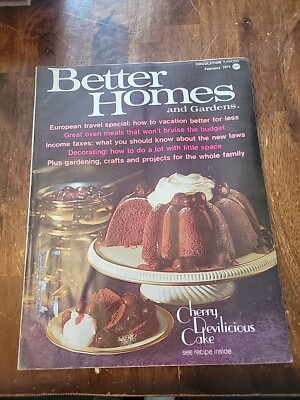 Better Homes And Gardens~Vintage 1971(Feb)~Magazine. Pre-owned-image