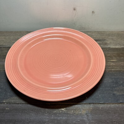 Pink Pier 1 One Imports Hand Painted Dinner Plate Japan 10.75
