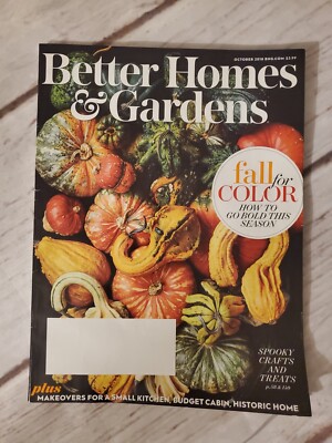 Better Homes & Gardens Magazine - October 2018 - Spooky Halloween Crafts-image