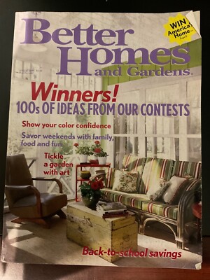 Better Homes and Gardens Magazine Aug 2005-Winners! 100s Ideas from… - Like New-image