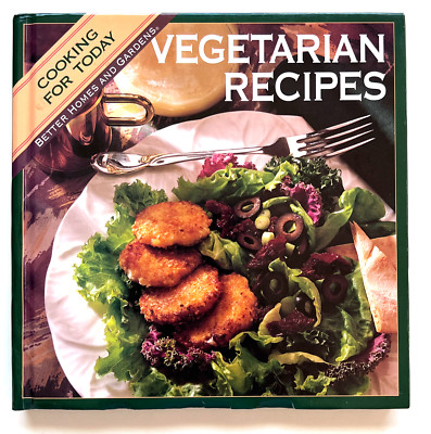 Vegetarian Recipes by Better Homes and Gardens *Hardcover *Actual Book Pictured-image
