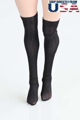 1/6 Fashion Over The Knee Long Socks For 12