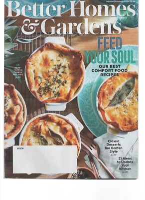 Better Homes & Gardens Magazine March 2021 Feed Your Soul Comfort Food Recipes -image