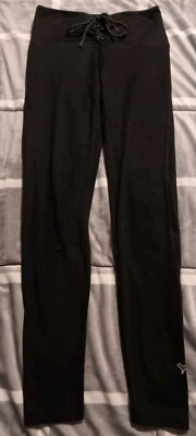 Victoria Secret Pink Cozy Leggings Small Black-image
