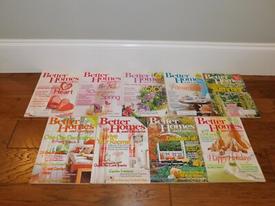 VINTAGE! Better Homes and Gardens Magazine LOT of 9 Holiday++ 2006-image