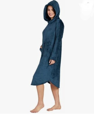 32 Degrees Heat Women's Cozy Plush Sleep Lounger, Deep Baltic Size S/M-image