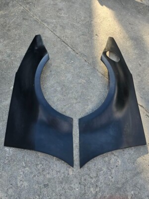 For 2003-2008 Nissan 350Z Coupe Fiberglass Rear Over Fenders (Left & Right)-image