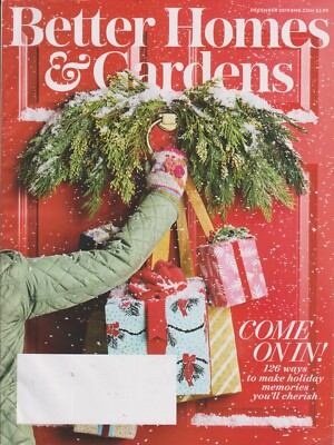 Better Homes & Gardens December 2019 Come On In! 126 Ways to Make Holiday Memori-image