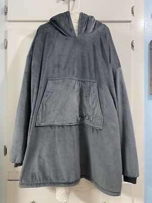 The Comfy Wearable Blanket  Hoodie Oversize One Size Sherpa Lined-image
