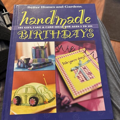 Better Homes And Gardens Hardcover Handmade Birthdays -image