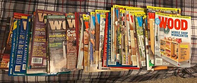 WOOD MAGAZINE Better Homes and Gardens - Lot of 51-image