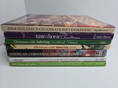 Lot of 7 Christmas w Southern Living Taste of Home & Better Homes & Gardens-image