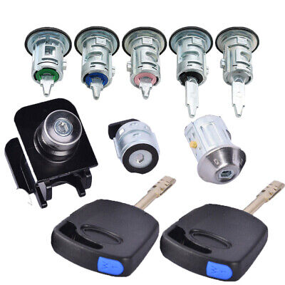 2 Keys Complete Lock Set For Ford Transit Connect 2002-2012 1 gen.-image