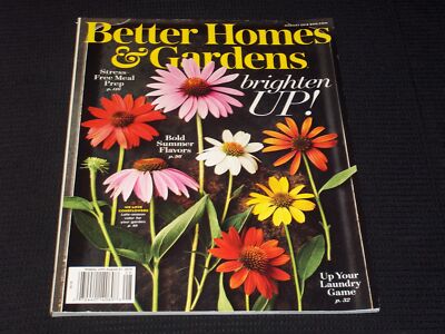 2018 AUGUST BETTER HOMES & GARDENS MAGAZINE - BRIGHTEN UP COVER - E 4607-image