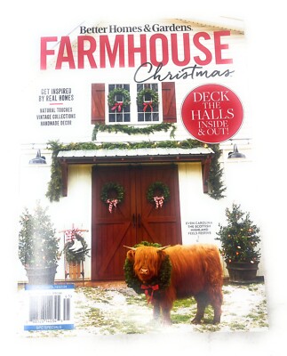 Better Homes & Gardens Magazine Farm House Christmas Handmade Devore & More New-image