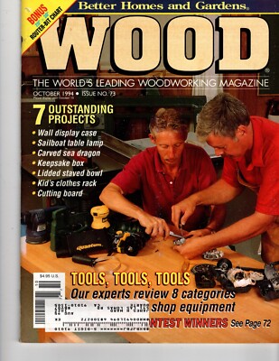 Vintage Better Homes & Gardens WOOD Magazine - October 1994-image
