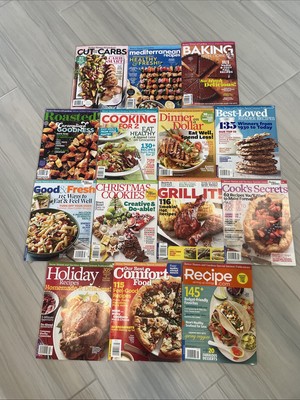 Mixed Lot of 13 Better Homes And Gardens Magazine Cook Books VG+ 2000's-image