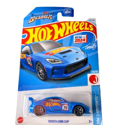 HOT WHEELS 2024 TOYOTA GR86 CUP RACE TEAM BLUE 203/250 HRY77 HW J-IMPORTS SEALED-image