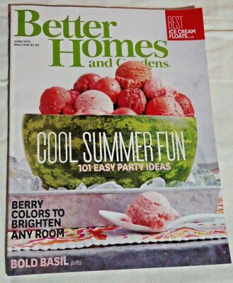 Better Homes and Gardens June 2015 Sumertime Fun and Recipes-image